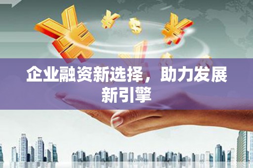 将军企业融资新选择，助力发展新引擎