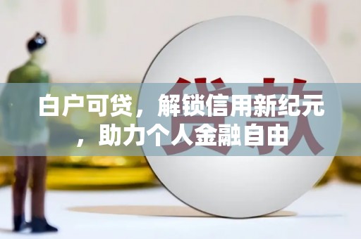 崇左白户可贷，解锁信用新纪元，助力个人金融自由