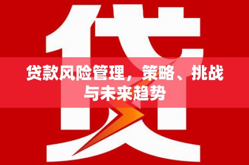 遂昌贷款风险管理，策略、挑战与未来趋势