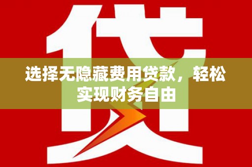 武穴选择无隐藏费用贷款，轻松实现财务自由