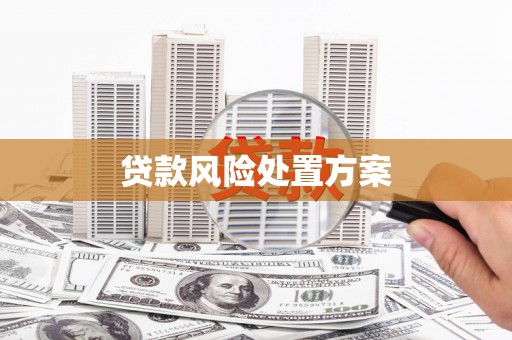 西螺贷款风险处置方案