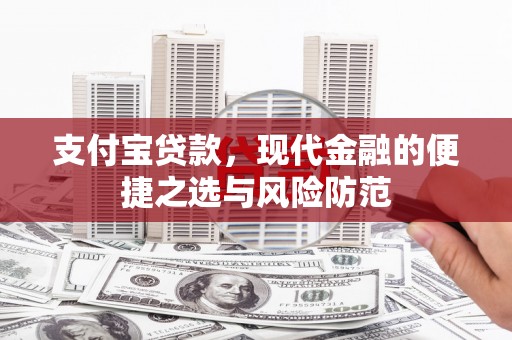 全州支付宝贷款，现代金融的便捷之选与风险防范