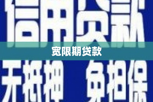 湾仔区宽限期贷款