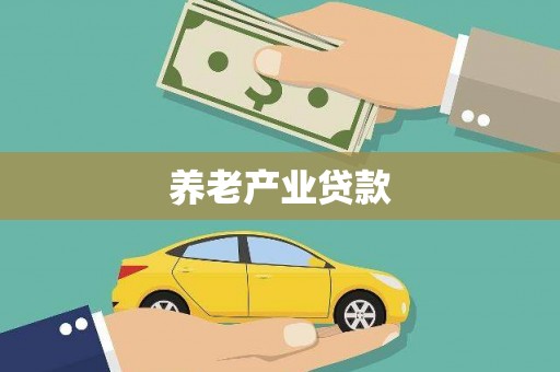 延边养老产业贷款