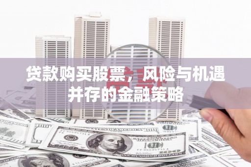 新界贷款购买股票，风险与机遇并存的金融策略