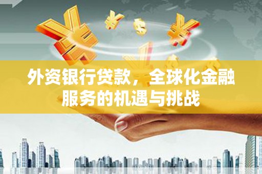 景谷外资银行贷款，全球化金融服务的机遇与挑战