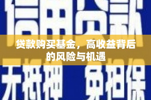 溆浦贷款购买基金，高收益背后的风险与机遇